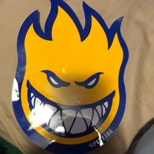 Giant flame sticker